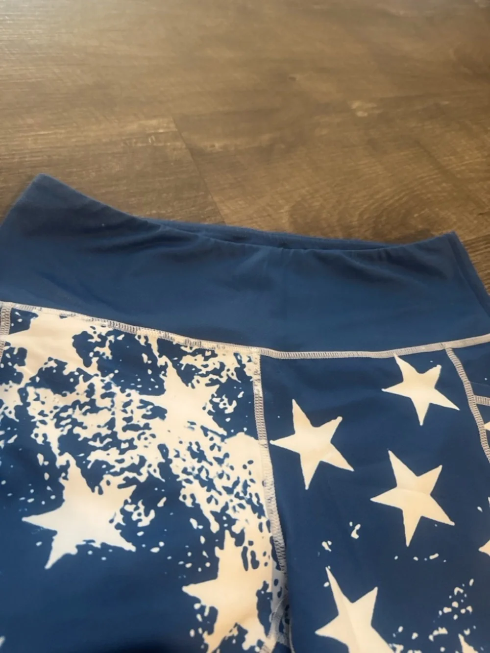 Constantly Varied Gear American Flag Print Leggings in Red, White & Blue - Picture 6 of 6